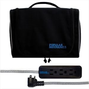 Popular Mechanics Travel Bag Power Strip Tech Organizer Electronics Accessories TSA Luggage Bags