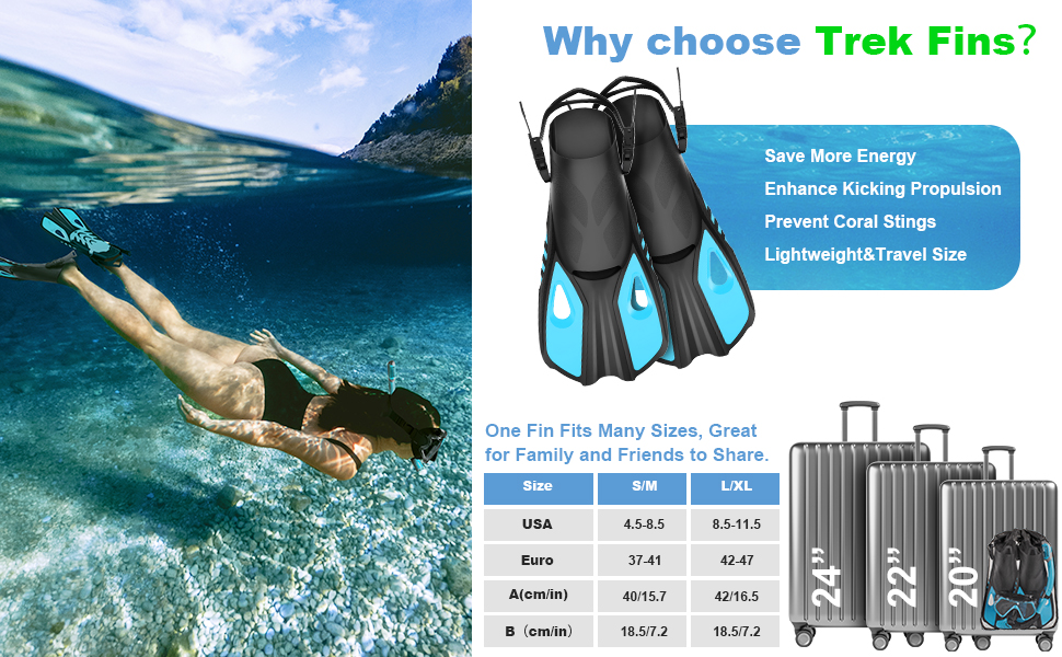 Adjustable Diving Fins