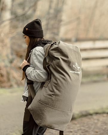 whiteduck canvas duffle bag