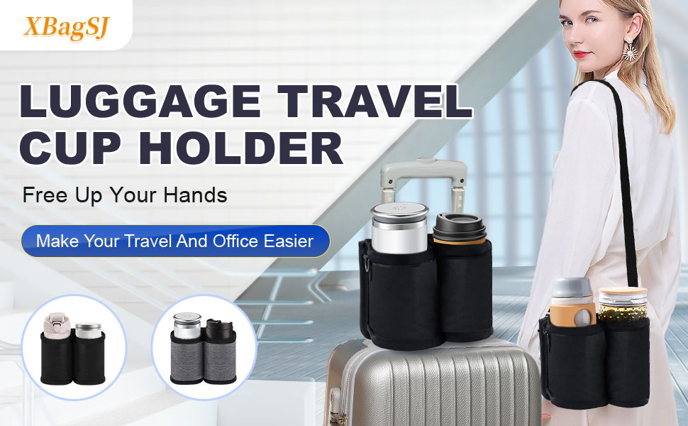 Luggage Cup Holder for Suitcases